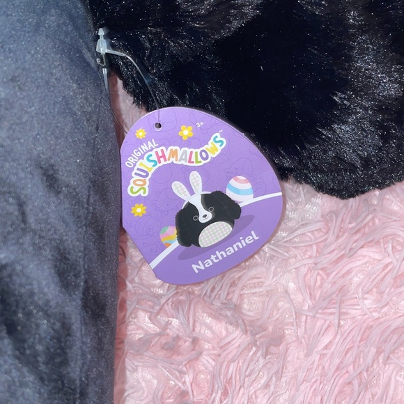 NWT Squishmallow Nathaniel Easter bunny dog Easter plush soft collectible cute - Picture 4 of 11